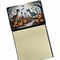 Edge Collections - 3" x 3" - Multicolor - Haunted Pumpkin Halloween Sticky Note Holder with Refillable Dispenser - 1 Piece